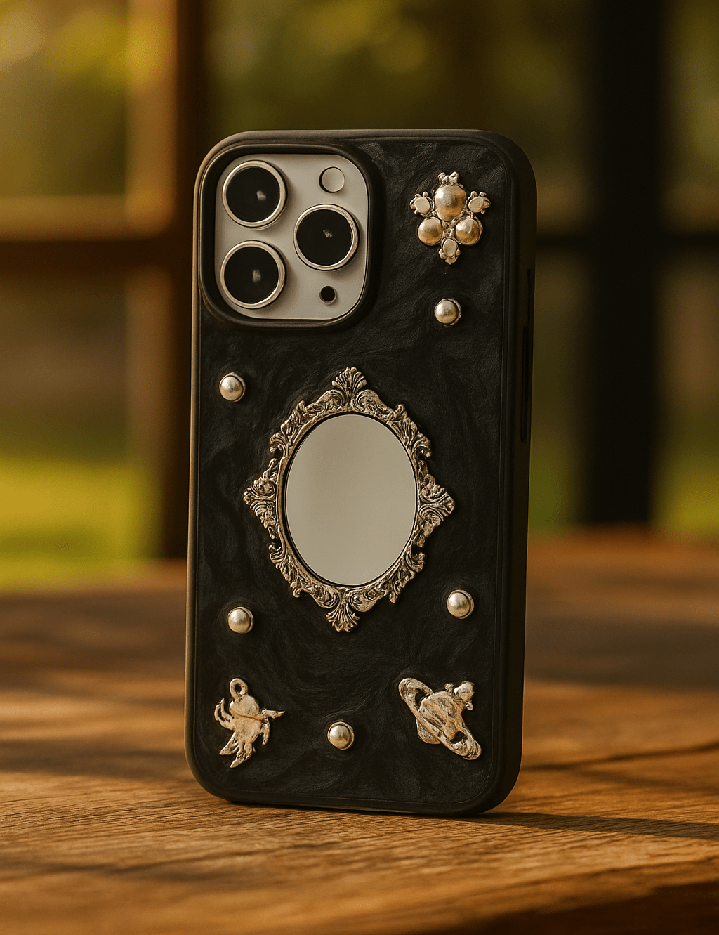Luxury Retro Mirror iPhone Case