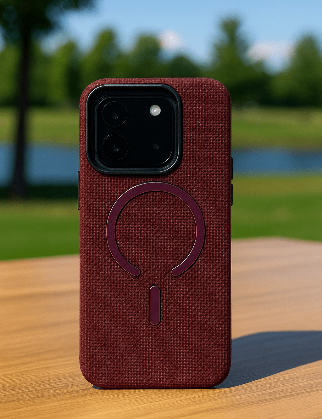 MagSafe-Compatible Shockproof Textured iPhone Case