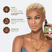 Rosemary Mint Scalp & Hair Strengthening Oil- 59ml