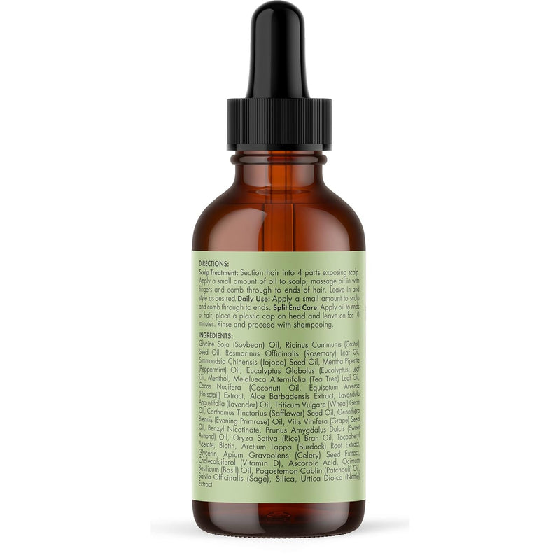 Rosemary Mint Scalp & Hair Strengthening Oil- 59ml